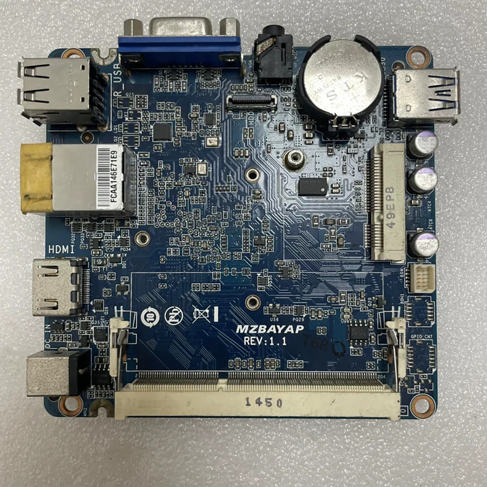 MZBAYAP MINI-ITX 마더보드는 N2807 CPU 마더보드를 통합