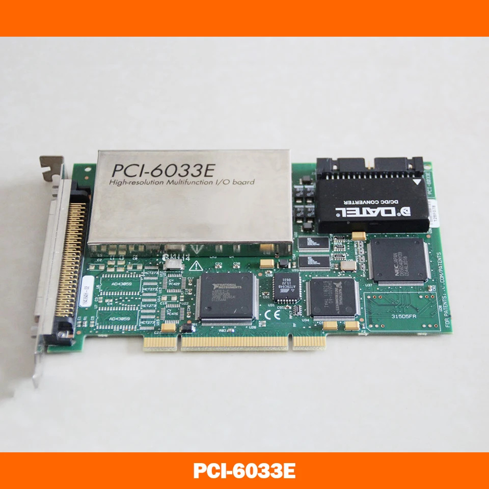 NI 아날로그 입력데이터 수집 카드 PCI-6033E