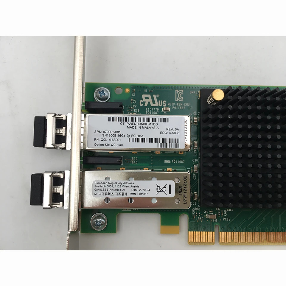 hp호환 Q0L14 라카드hp호환E SN1200E 16Gb 2P FC HBA 카드 미세 870002-001