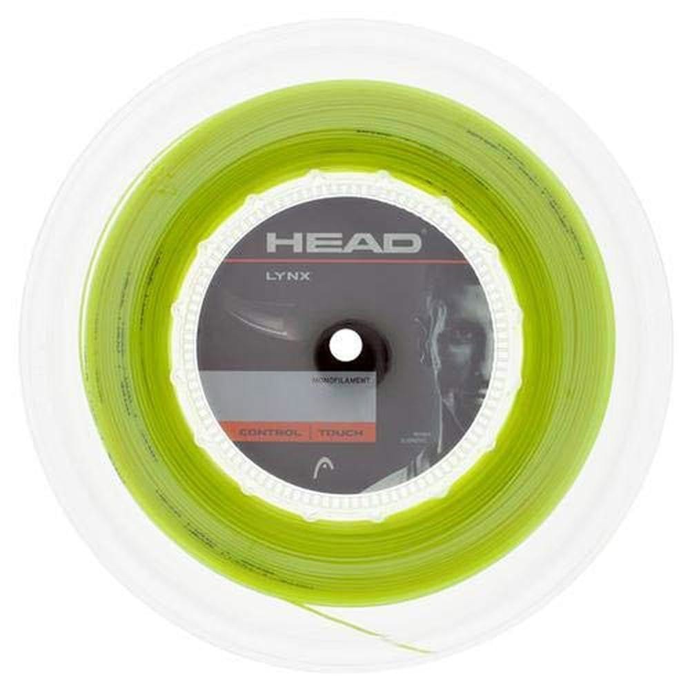 HEAD Lynx 테니스 라켓 스트링 160m(660피트) 네온 모노필라멘트 16게이지 - 스트링, 옐로우 17 Gauge Anthracite - 상세 이미지 3