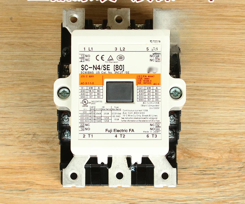 엘리베이터 DC 접촉기 SC-N4/SE80 AC DC48V 예비 부품 SC-N4 신