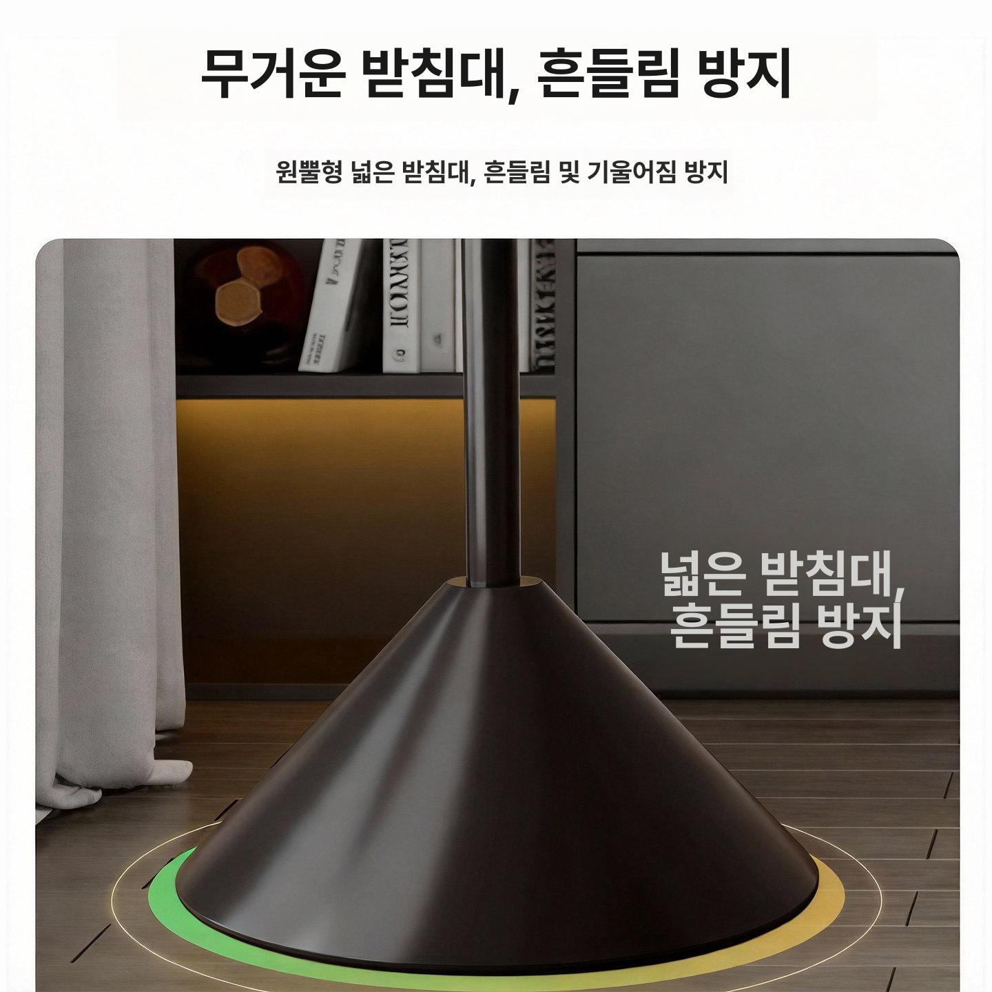 철제 옷걸이행거 코트걸이 이동식 실내 스탠드행거 코트랙 북유럽 바퀴 바지걸이 - 상세 이미지 4