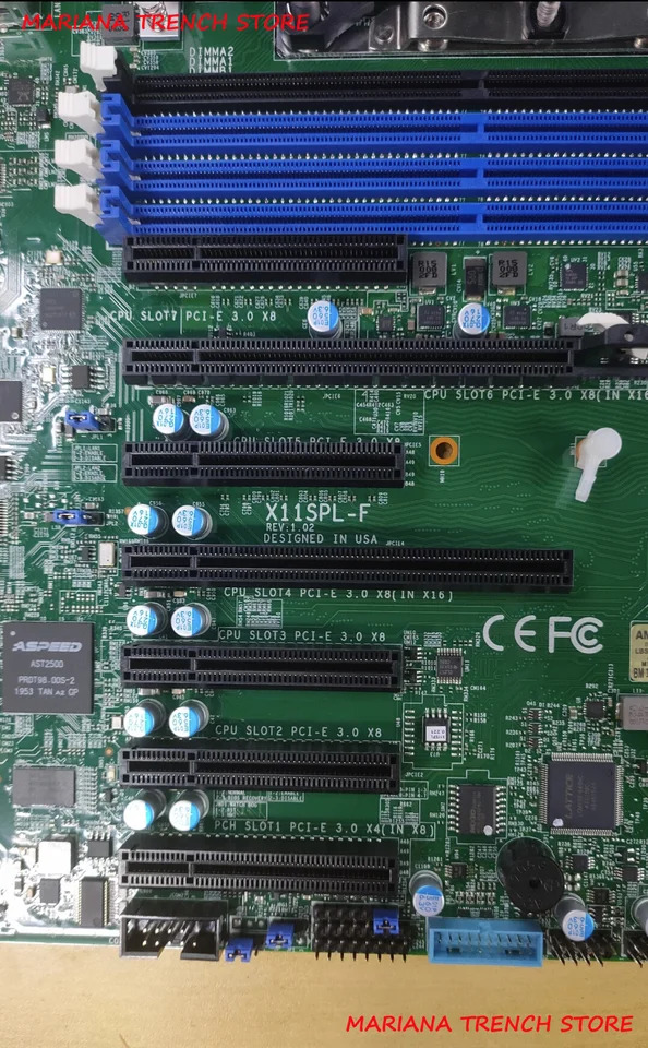 Supermicro 단일 소켓 LGA-3647 P 마더보드X11SPL-F Xeon 확장 프로세서 DDR4 GbE LAN 포트 SATA3 6Gbps