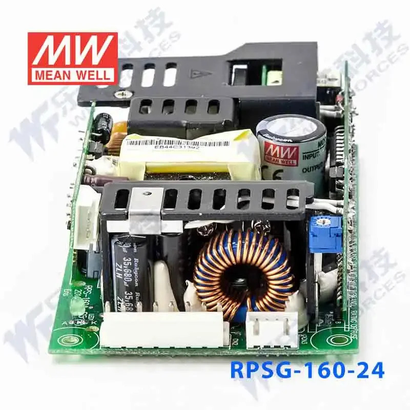 RPSG-160-24 대만 밍웨이 DC 안정화 PCB 베어 보드 전원공급장치 에너지 효율 160W24V 6.5A