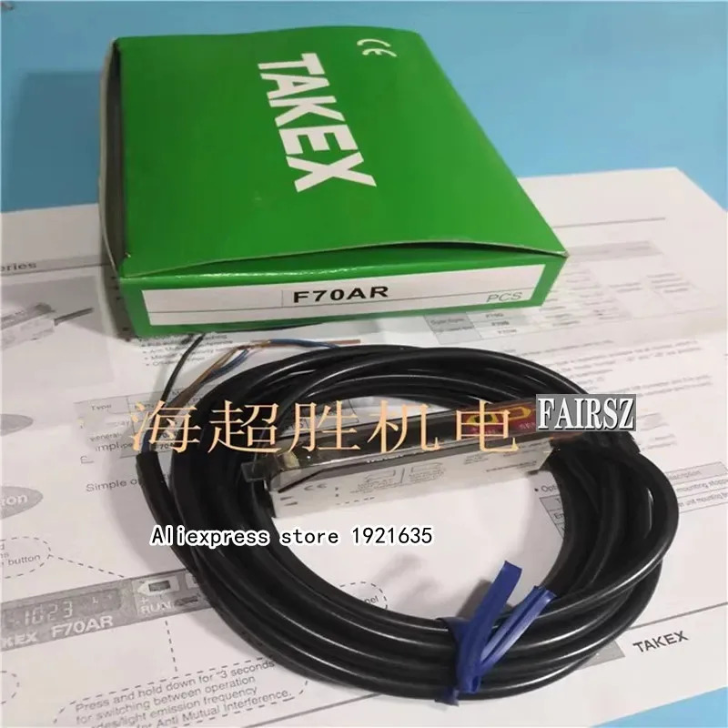 오리지널 TAKEX F70AR 파이버 센서 2 개