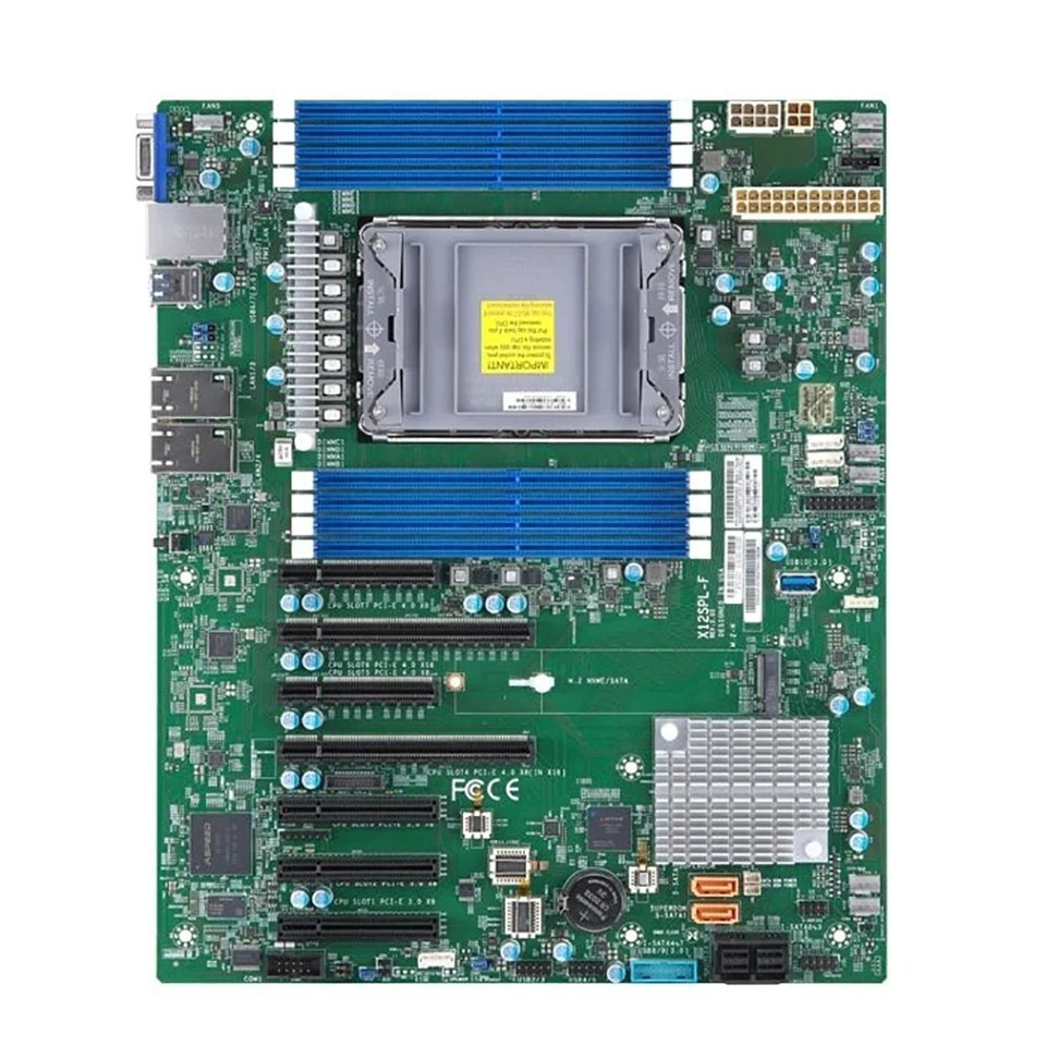 슈퍼마이크로 서버 마더보드 X12SPL-F LGA-4189 DDR4-3200MHz C621A 10XSATA 3