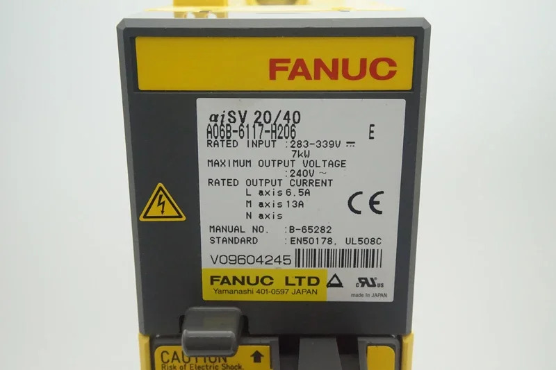 Fanuc 서보 드라이브 A06B-6117-H206 모듈 CNC 기계신