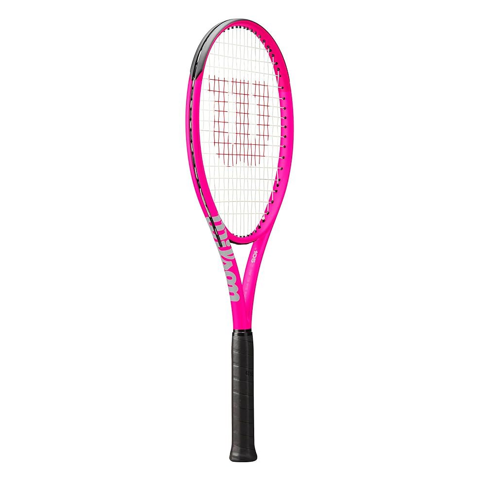 Wilson Burn V6 105 S 테니스 핑크, 6.4cm(2-4 그립 사이즈 라켓 - 1/4인치) 1 - 4 1/8 - 상세 이미지 2