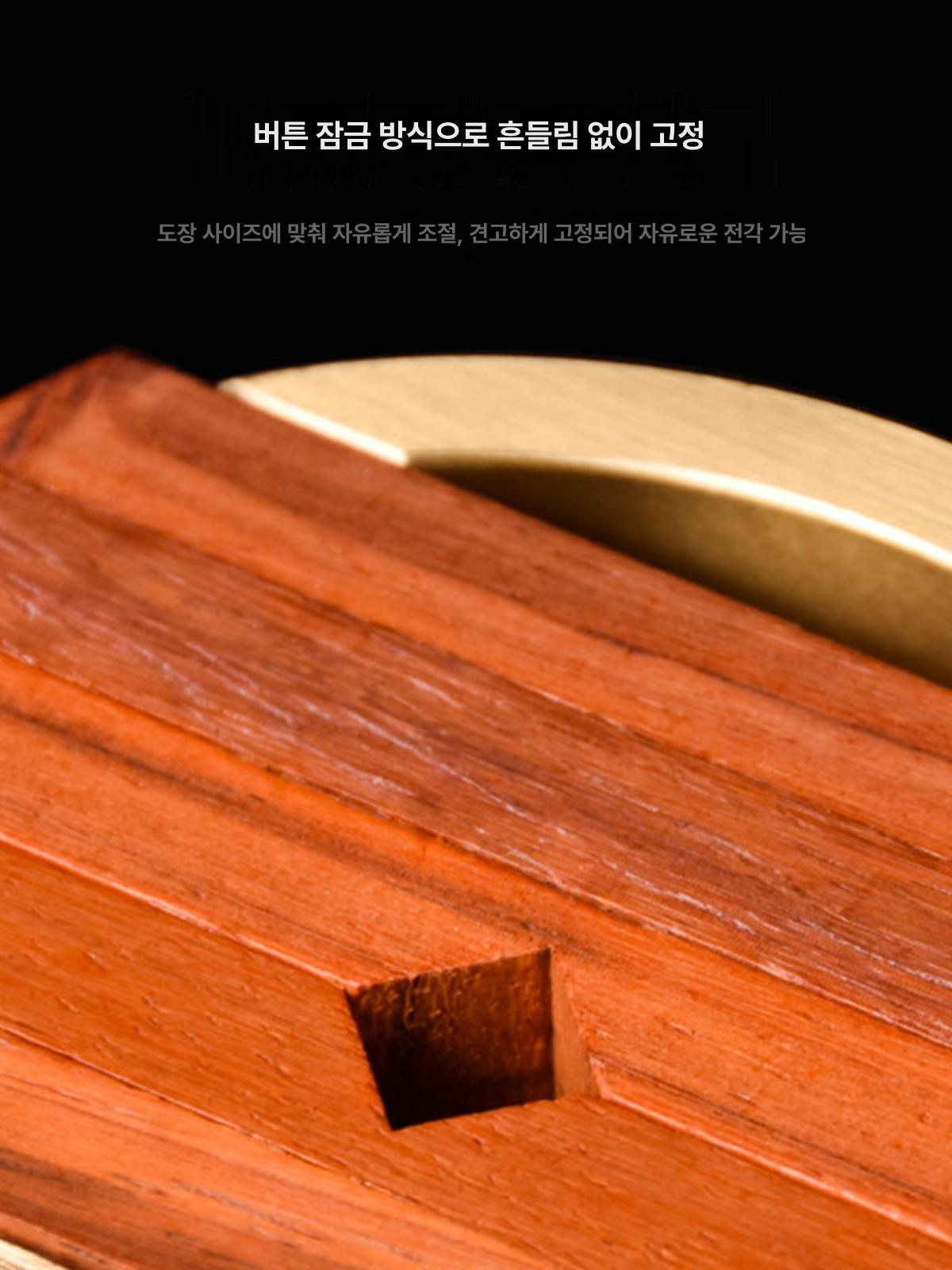 원목 고정틀 지지대 수제 고정대 받침대 브라켓 프레임 거치대 탁상용 무타공 자수틀 - 상세 이미지 4