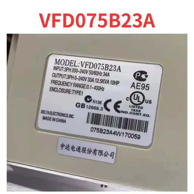 주파수 변환기 리퍼 완료 신 VFD075B23A