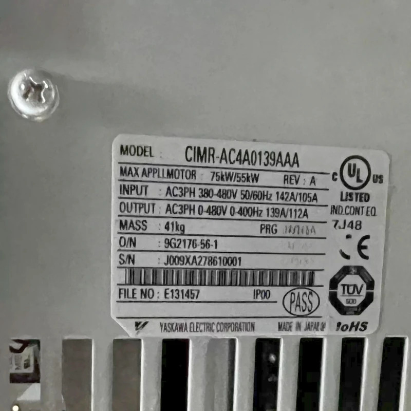CIMR-AC4A0139AAA Yaskawa 인버터 신속