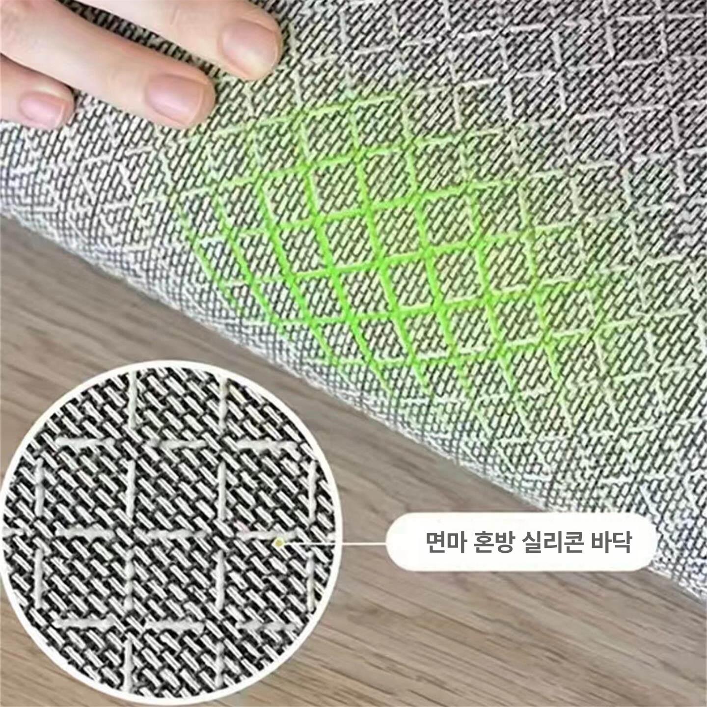 도트 카페러그 빈티지 포인트 바닥 미끄럼방지 북유럽 디자인 아이방 지름 라운드 - 상세 이미지 5