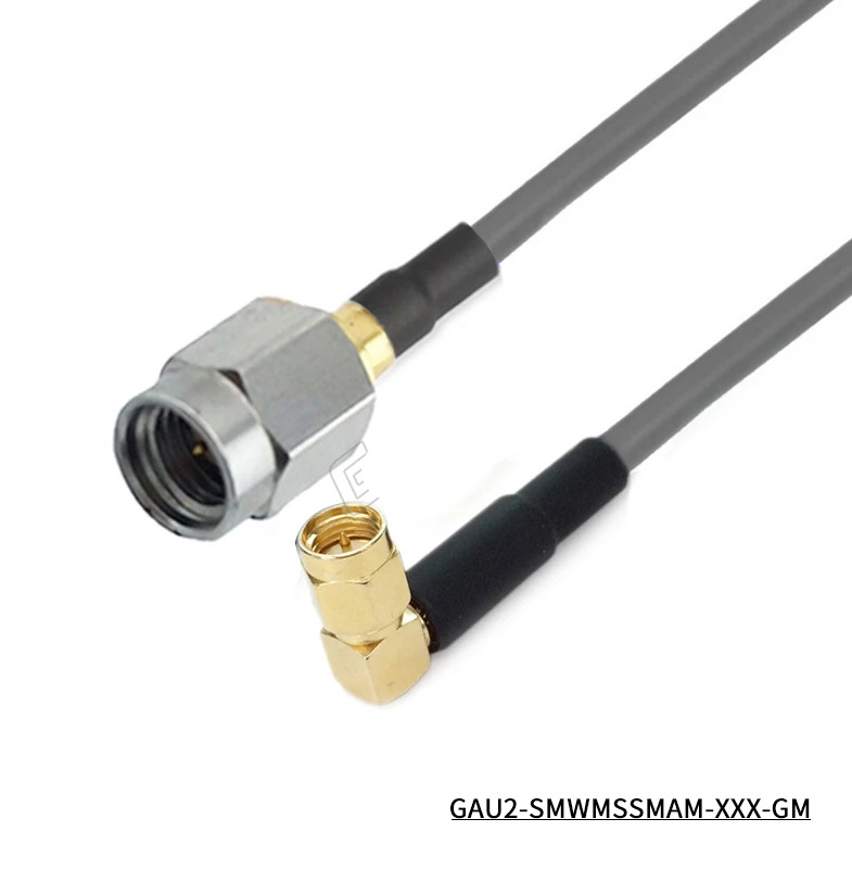 SMA 구부러진 수-SMA 수 유연케이블 어셈블리 케이블 CXN3506 시리즈 DC-18G GAU2