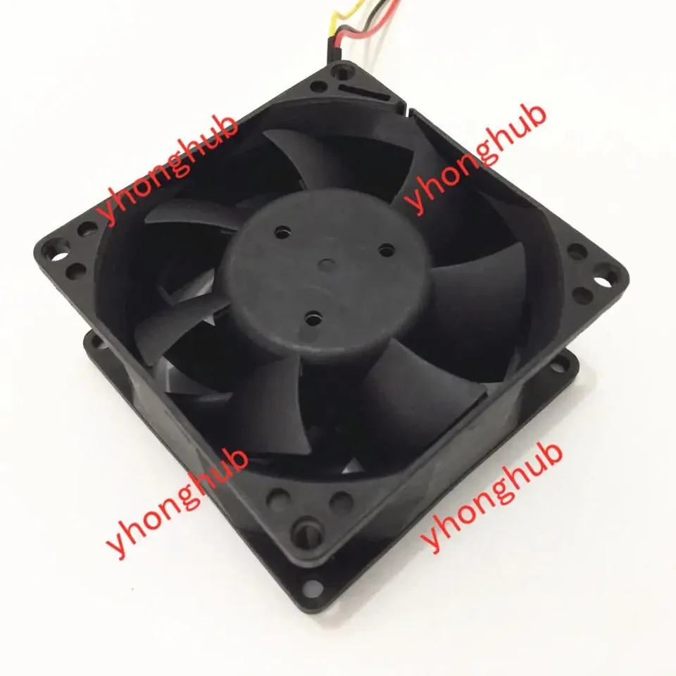Nidec V80E24BS1A5-52 E02 DC 24V 0.47A 80x80x38mm 3 선 서버 냉각팬