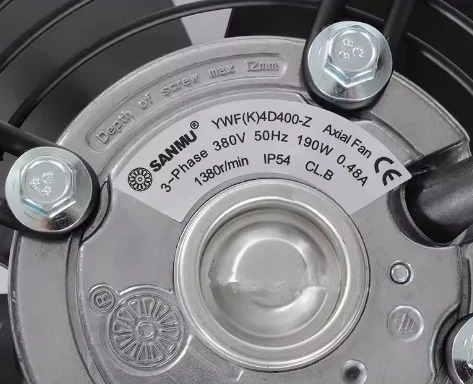SANMU 외부 로터 축 냉각팬 YWFK4D400-Z380V YWFK4D250 300 500 550 600 630/350-Z380V YWFK4E200/250/300/350-Z22