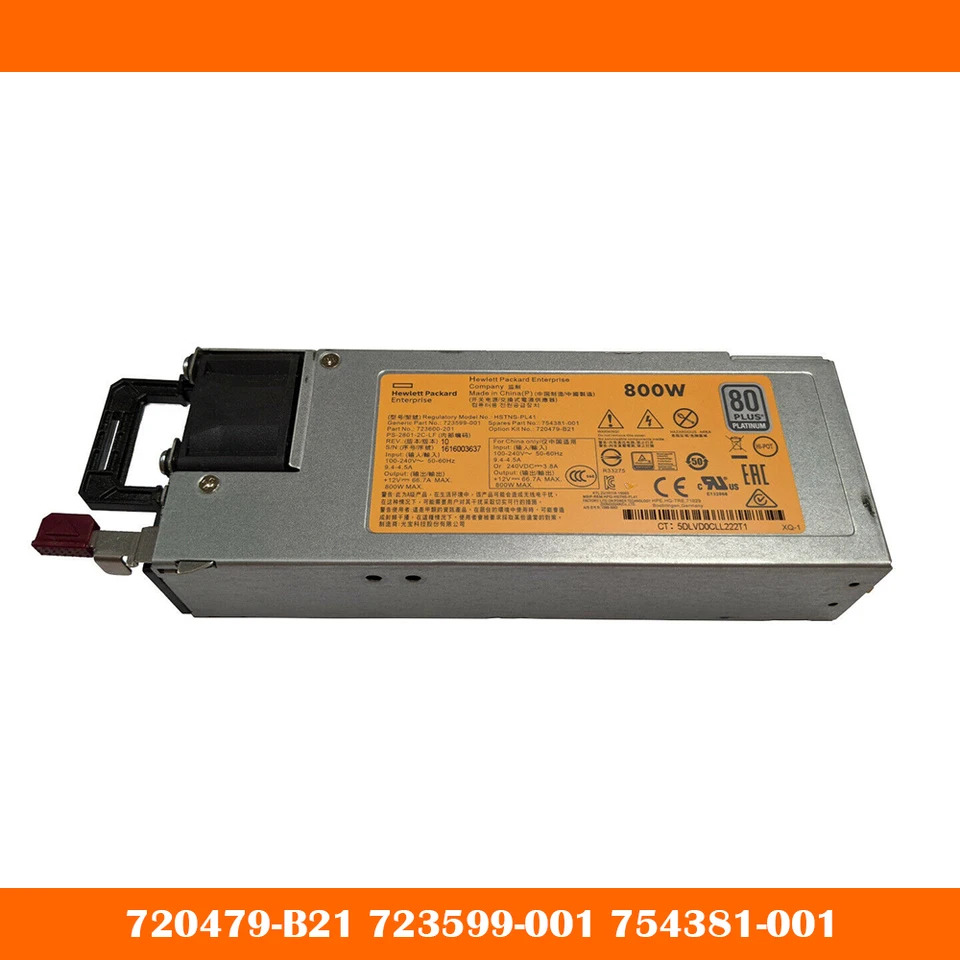 오리지널 전원공급장치 hp호환380G9 GEN9 800W DPS-800AB-11 A 720479-B21 723599-001 754381-001