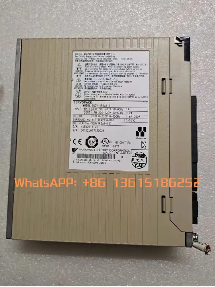 SGDV-1R6A11B 리퍼 서보 드라이브 200W 기능 OK
