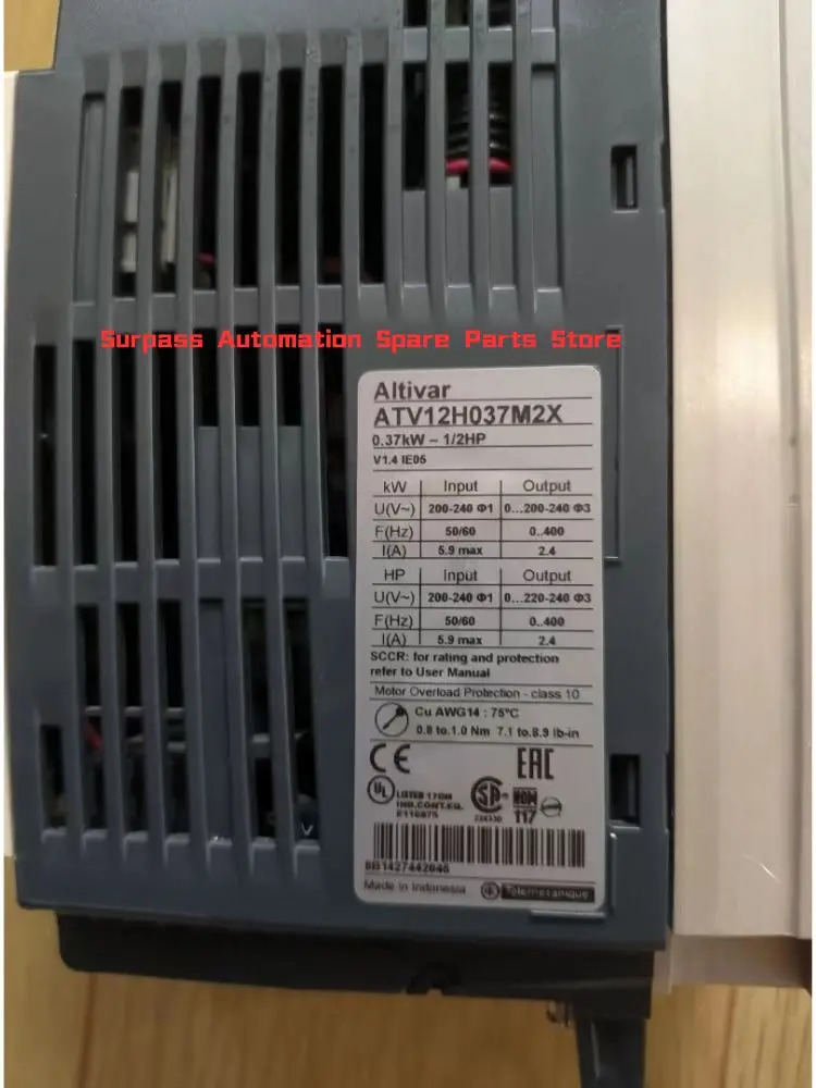 ATV12H037M2X 리퍼 인버터 0.37kW-1/2hp호환-200-240V 기능 OK