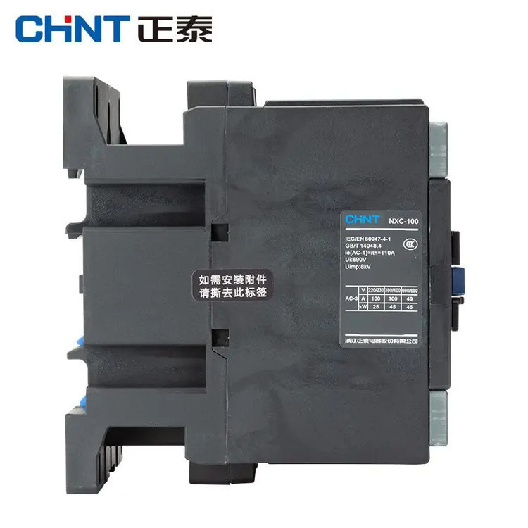 친트 NXC-100-380V AC 접촉기 Kunlun 시리즈 100A