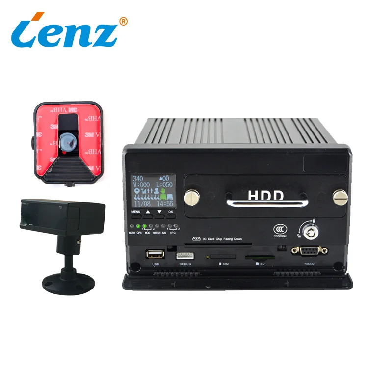 차량 AI 1080P 모바일 DVR 운전피로 모니터 전면 충돌 경고 DSM ADAS 카메라 4G GPS 와이파이