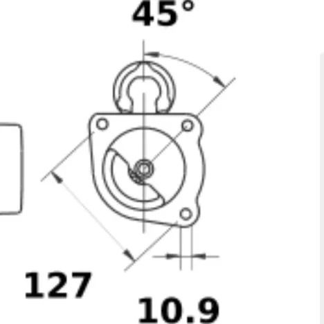 AGCO SISU 스타터 모터 836664355 11130734 AZJ3256