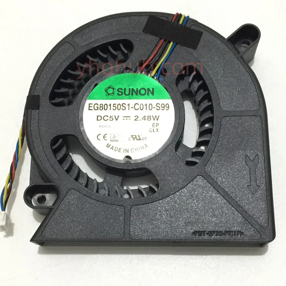 SUNON EG80150S1-C010-S99 서버 냉각팬 DC 5V 2.48W 4 선