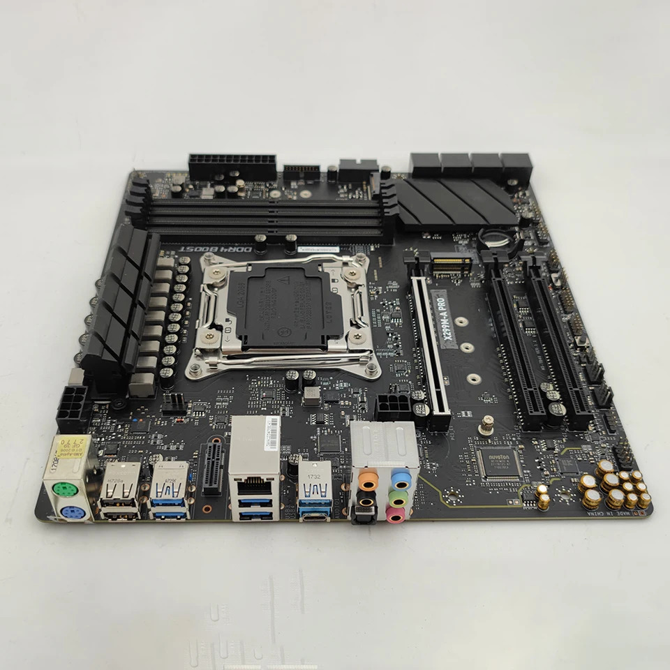 X299M-A PRO LGA2066 DDR4 64G USB3.1 SATA3 x 8 M.2 2 M- X299 마더보드 미세