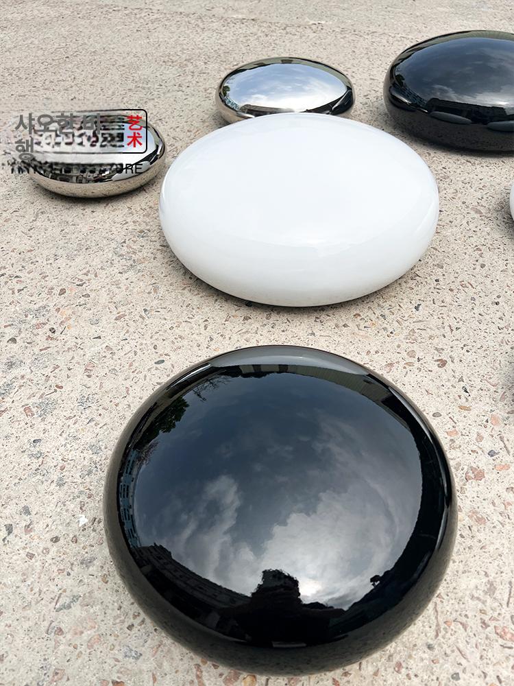 스테인리스 조형물 장식품 대형 예술 꾸미기 야외 디자인 정원 조각상 인테리어용 - 상세 이미지 3