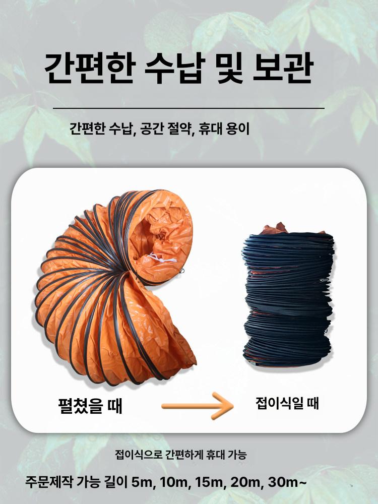 방폭형 산업용환풍기 흡배기 배기팬 모터 덕트 환기 송풍기 공업용 천장 고풍압 - 상세 이미지 5