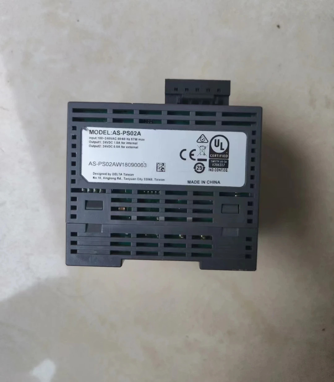 AS-PS02A Delta 리퍼 PLC 전원 모듈 기능 OK