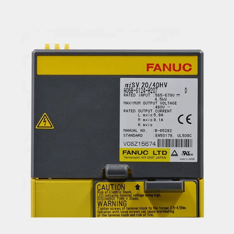 A06B-6124-H207 Fanuc 서보 드라이브 모듈 CNC 시스템용