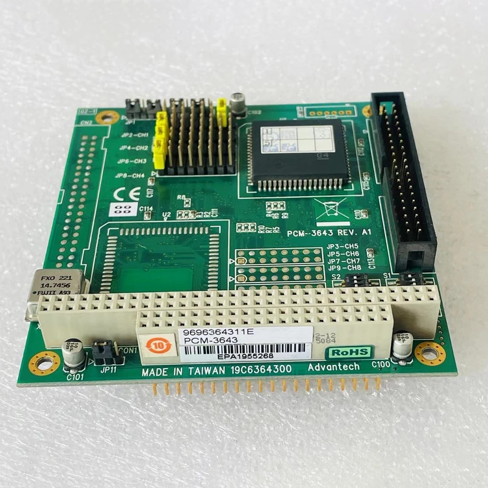 Advantech 직렬 포트 카드 확장 통신 모듈 RS232 PC104 4 PCM-3643 REV A1