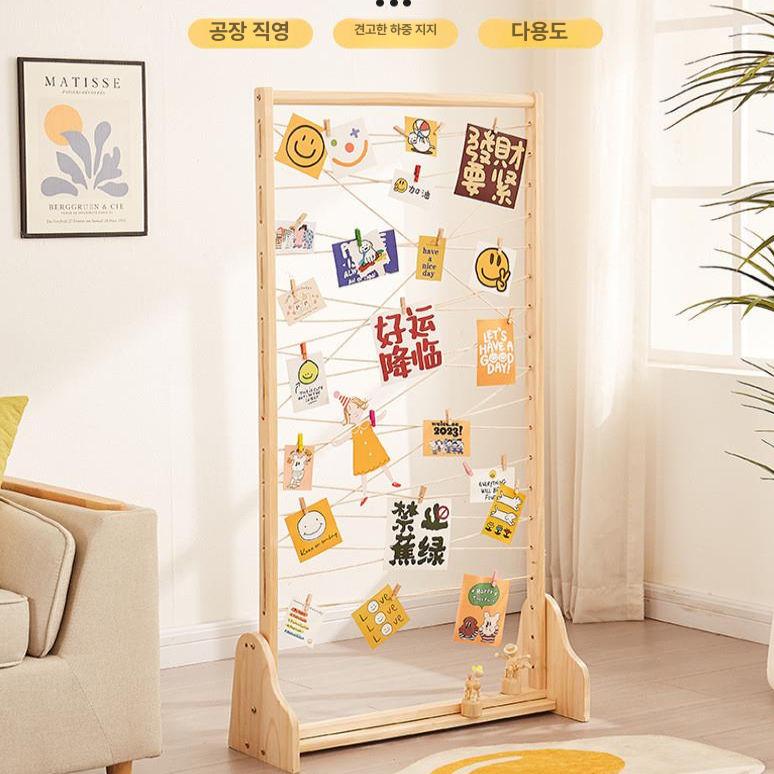 폴라로이드 포토 사진집게 하트 노끈사진걸이 행거 액자 장식 가랜드 벽사진 소품 - 상세 이미지 2