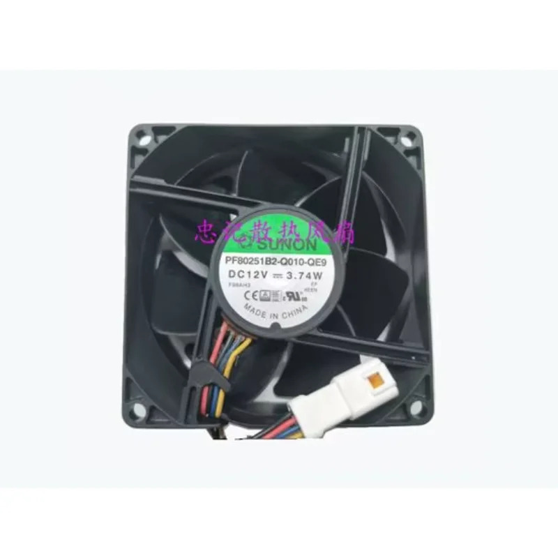SUNON PF80251B2-Q010-QE9 4 선 서버 냉각팬 DC 12V 3.74W mm