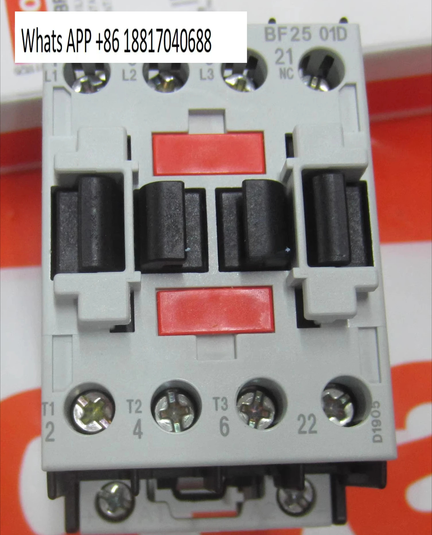 BF2510A 230V 오리지널 접촉기 BF25