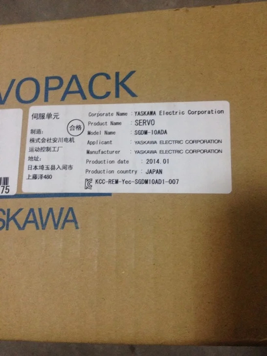 Yaskawa YASKAWA 서보 드라이브 SGDM-08ADA 같은 날