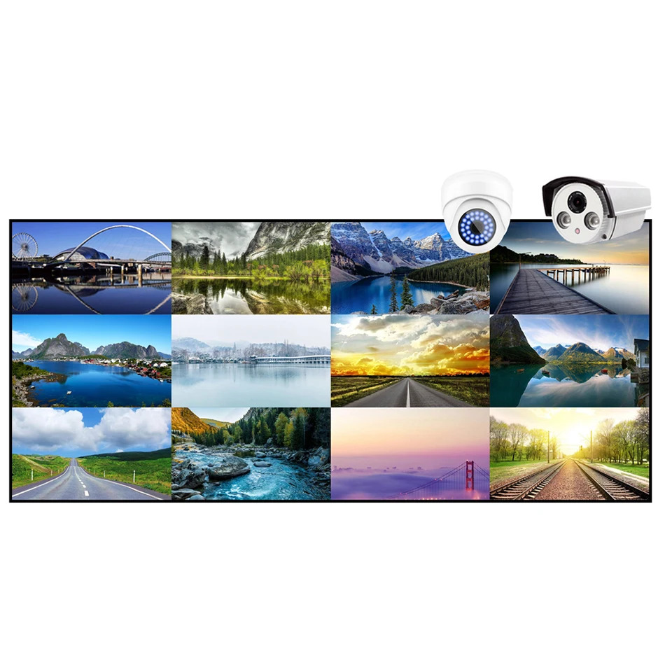 LED 스크린 비디오 월 프로세서 4k x 2k 입력 무선 프로젝션 신호 전시블랙 50Hz 60Hz