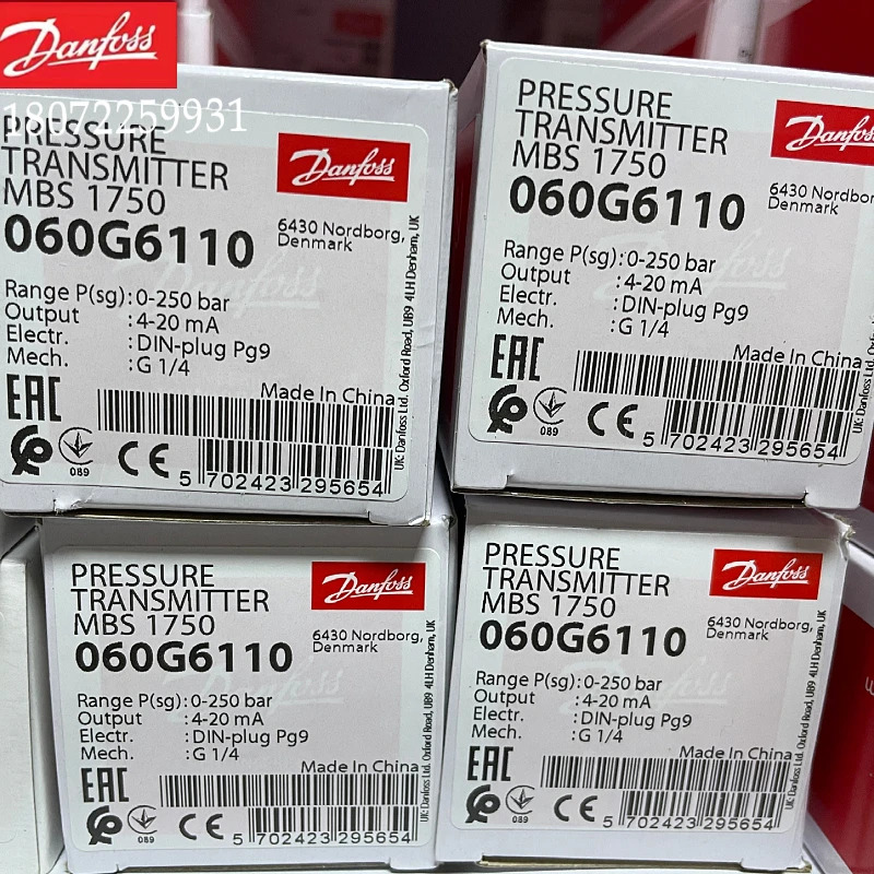 압력 트랜스미터 - Danfoss-060G5861 -1-9bar 압력센서