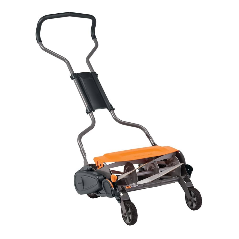 Fiskars 스테이 샤프 맥스 릴 푸시 45.7cm 컷 (362050-1001) 너비 잔디깎이, 친환경, Mower 17 - 상품 이미지