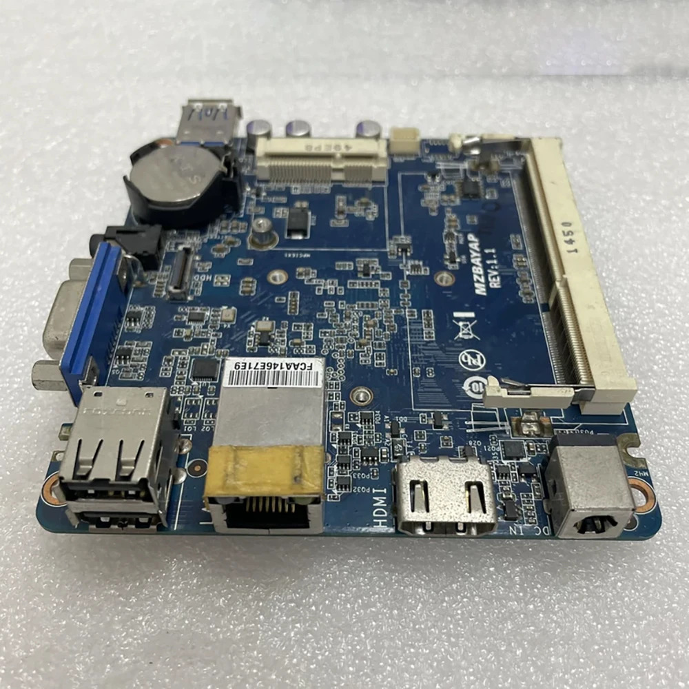 MZBAYAP MINI-ITX 마더보드는 N2807 CPU 마더보드를 통합