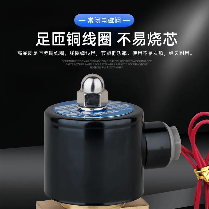 정상 솔레노이드 밸브 수증기 2W040-10 AC220V DC24V 제어 스위치 3분 실외 방수 모델