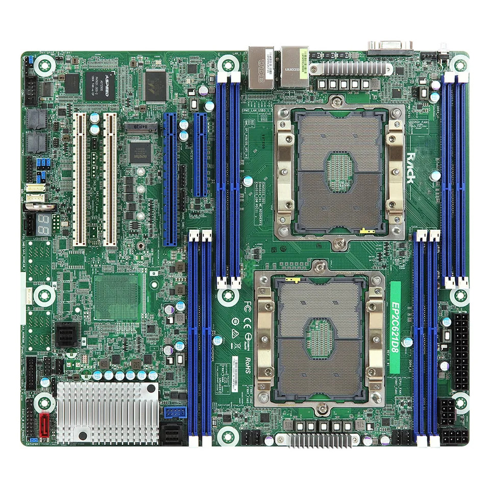 ASRock호환 EP2C621D8 서버 마더보드 LGA3647 2933 2666 2400/2133 지원