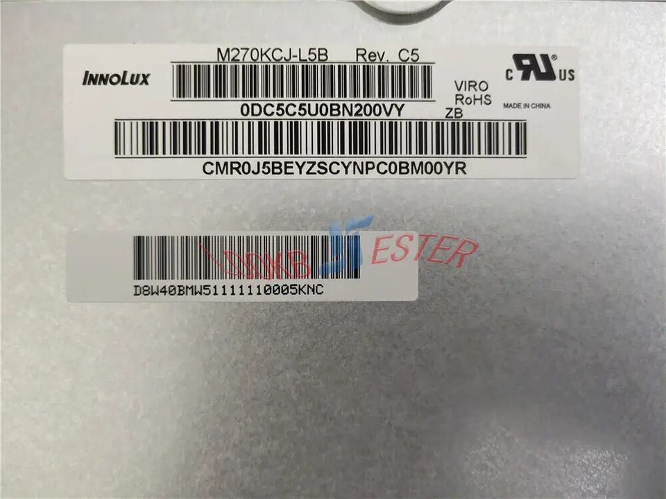 M270KCJ-L5B Rev.C5 LCD 스크린 패널 27.0 인치 Innolux 2560RGB 1440