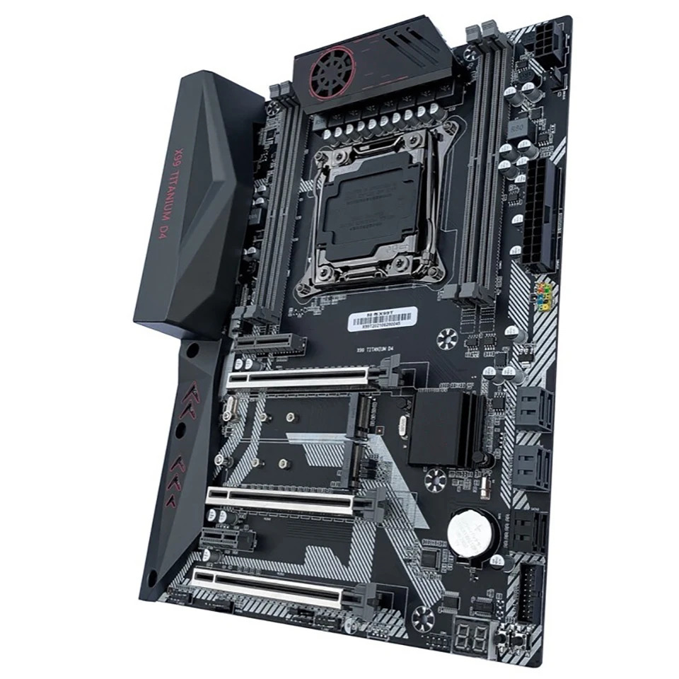 JGINYUE X99M 티타늄 D4 LGA 2011-V3 X99 DDR4 256G BPCI-E 3.0 데스크탑 마더보드