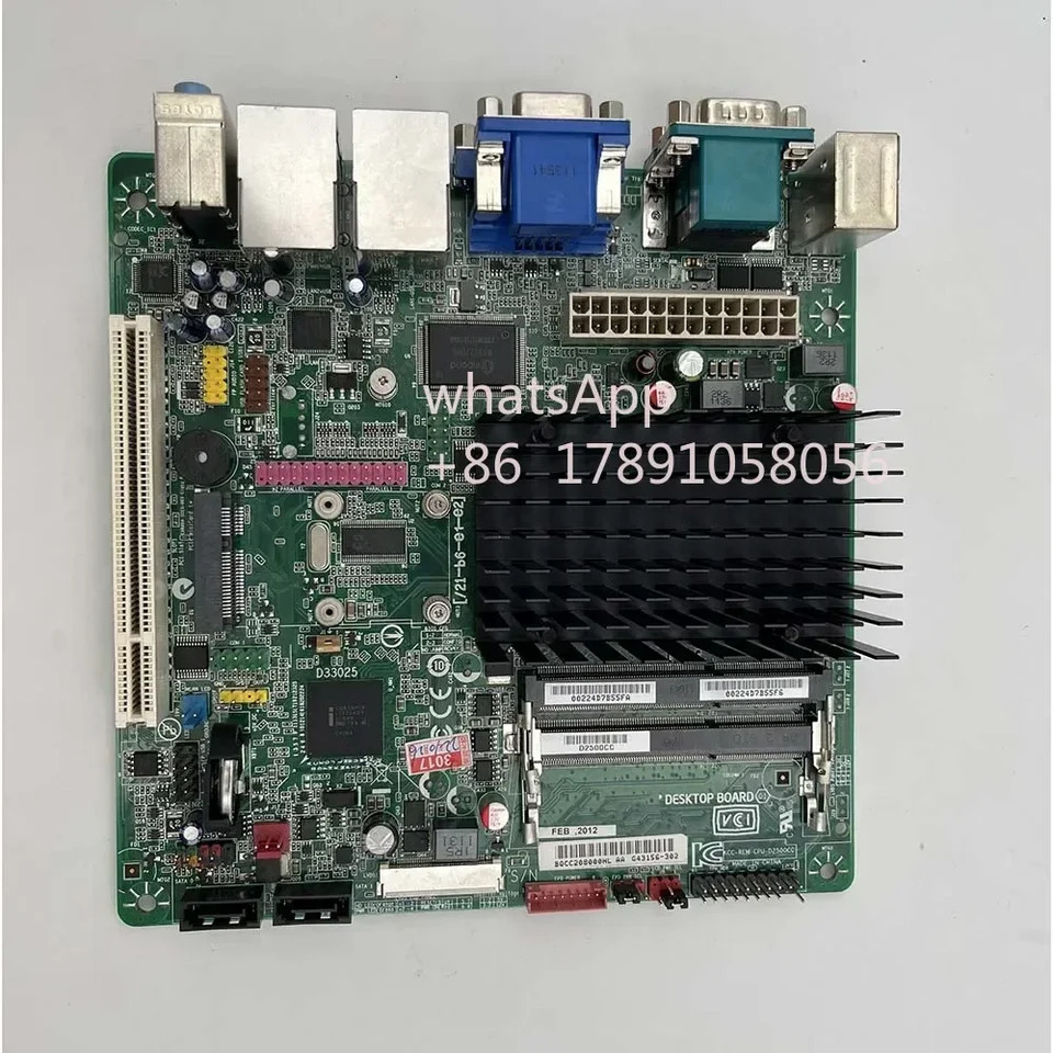 M-ITX 산업컴퓨터 마더보드 D2500cc DDR3L 17x17 리퍼 고품질