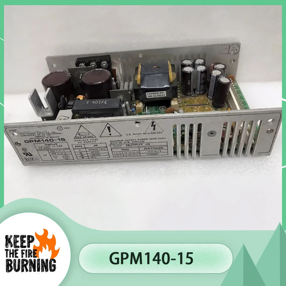 CONDOR 산업장비 스위치 전원공급장치 15V 10.7A GPM140-15