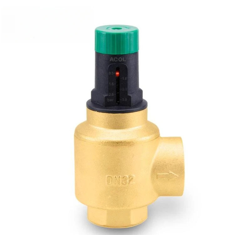 ADPV25251A 시각적 조정 가능차압 바이패스 밸브 ADPV25251B Anchao ACOL DN25 황동