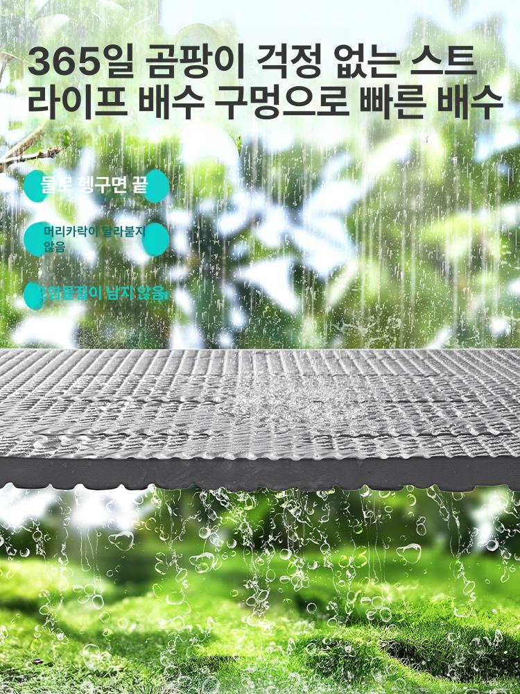발판 발매트 패드 바닥 깔판 격자 다용도 물빠짐 미끄럼방지욕실매트 - 상세 이미지 2