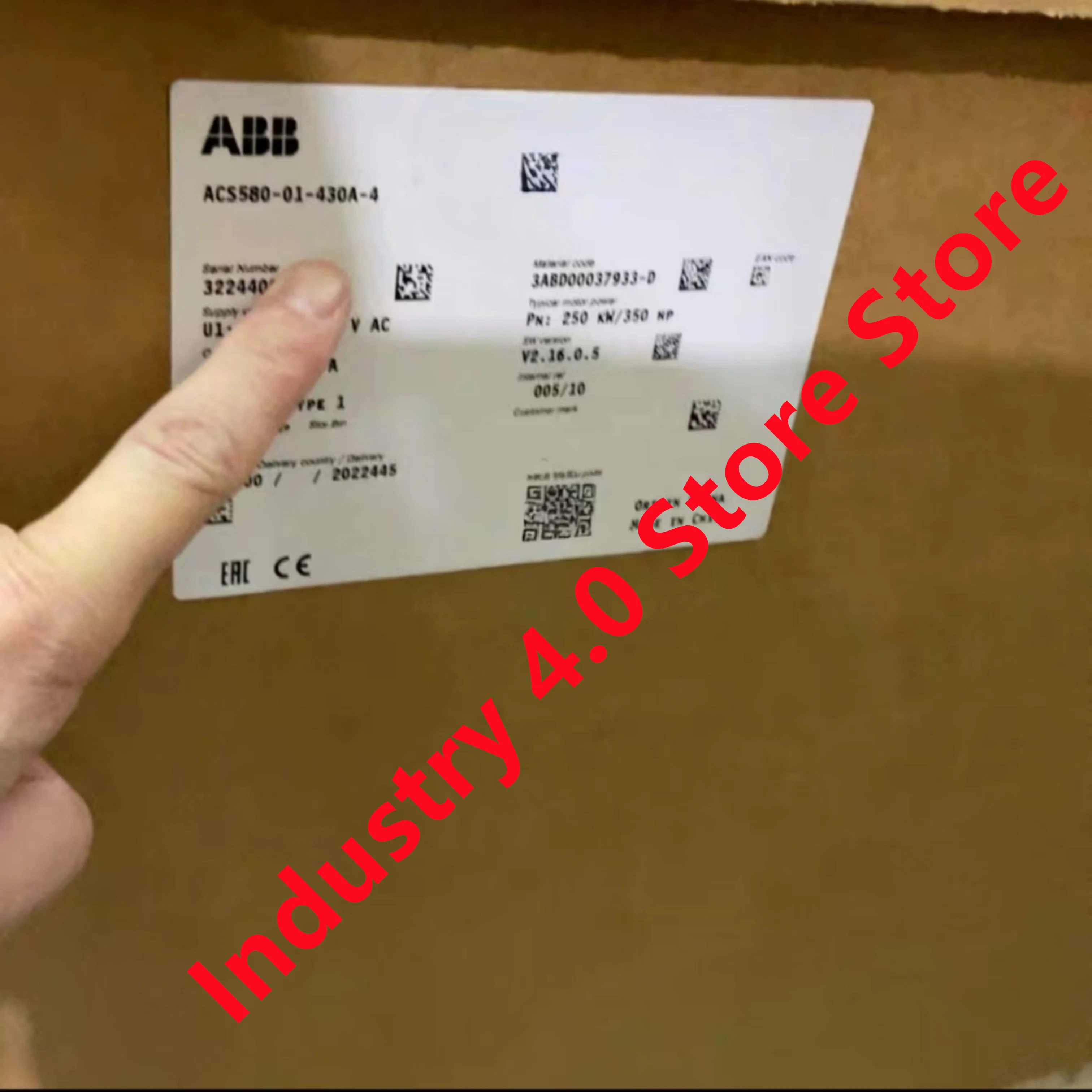 ACS580-01-430A-4 오리지널 신