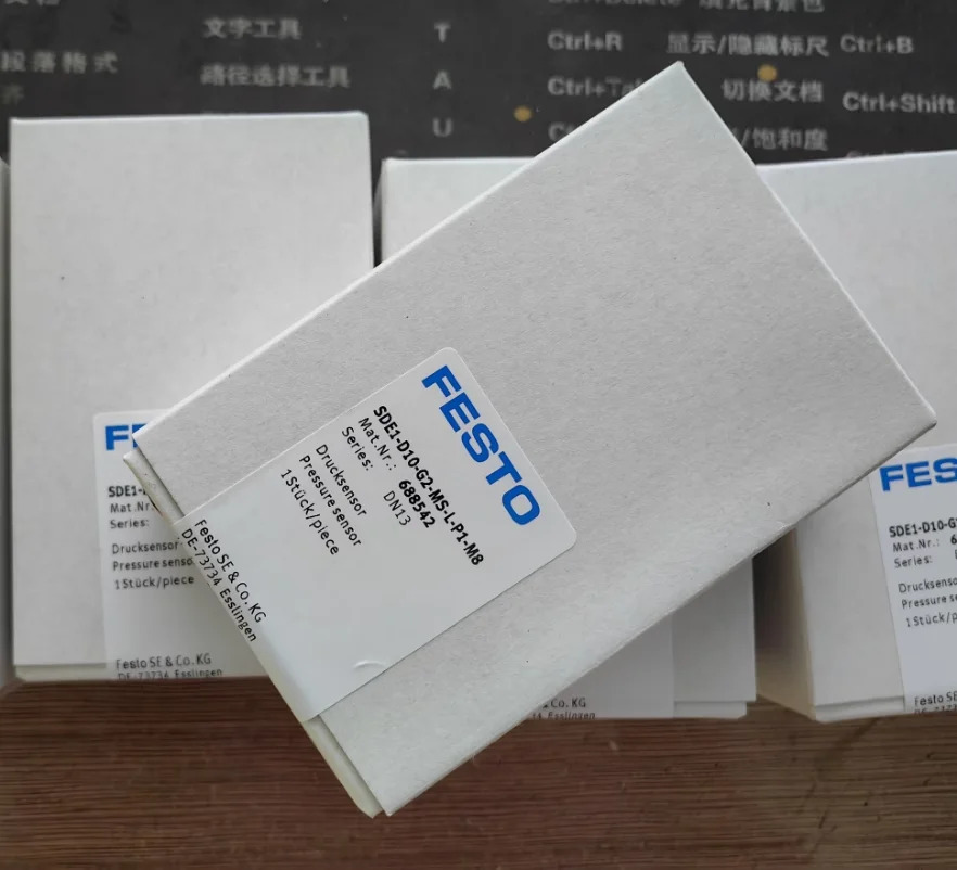 FESTO 688542 압력센서 설정 SDE1-D10-G2-MS-L-P1-M8 192766 SDE1-D10-G2-R18-L-PI-M12 SDE5-V1-O-Q6E-P-M8 5274